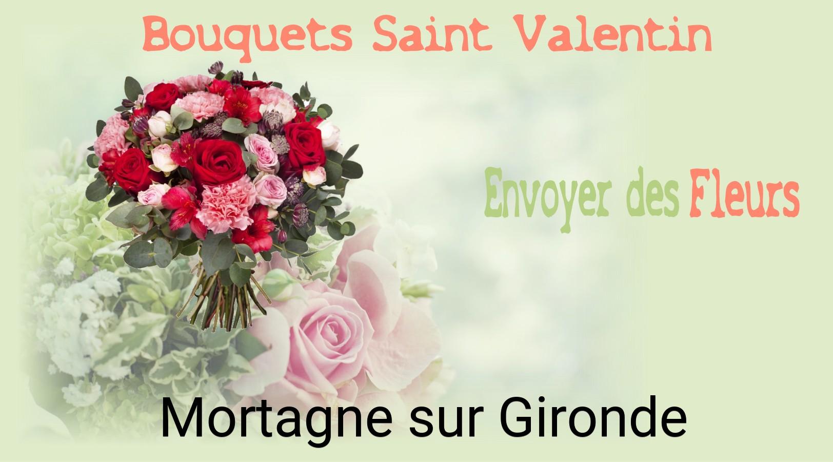 Roses de Saint-Valentin livrées à Mortagne-sur-Gironde